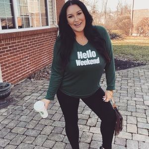 Long sleeve graphic sweatshirt